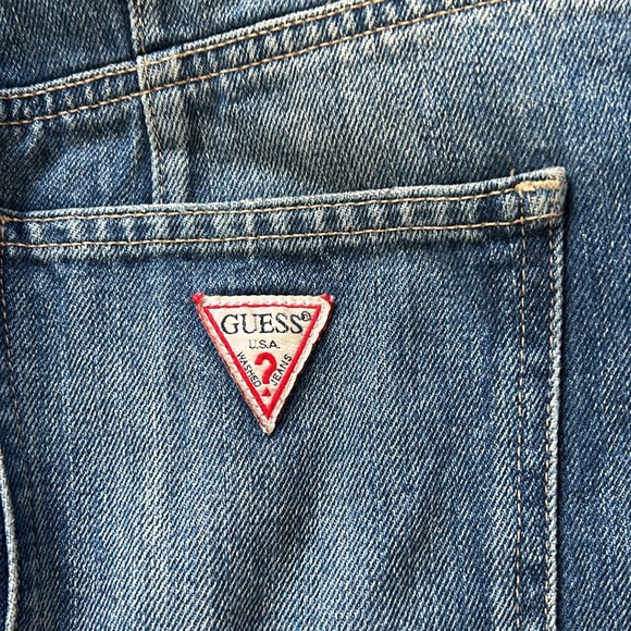 Guess Medium Wash Denim Mini Skirt size 26 EUC -perfect for summer! - Picture 3 of 7